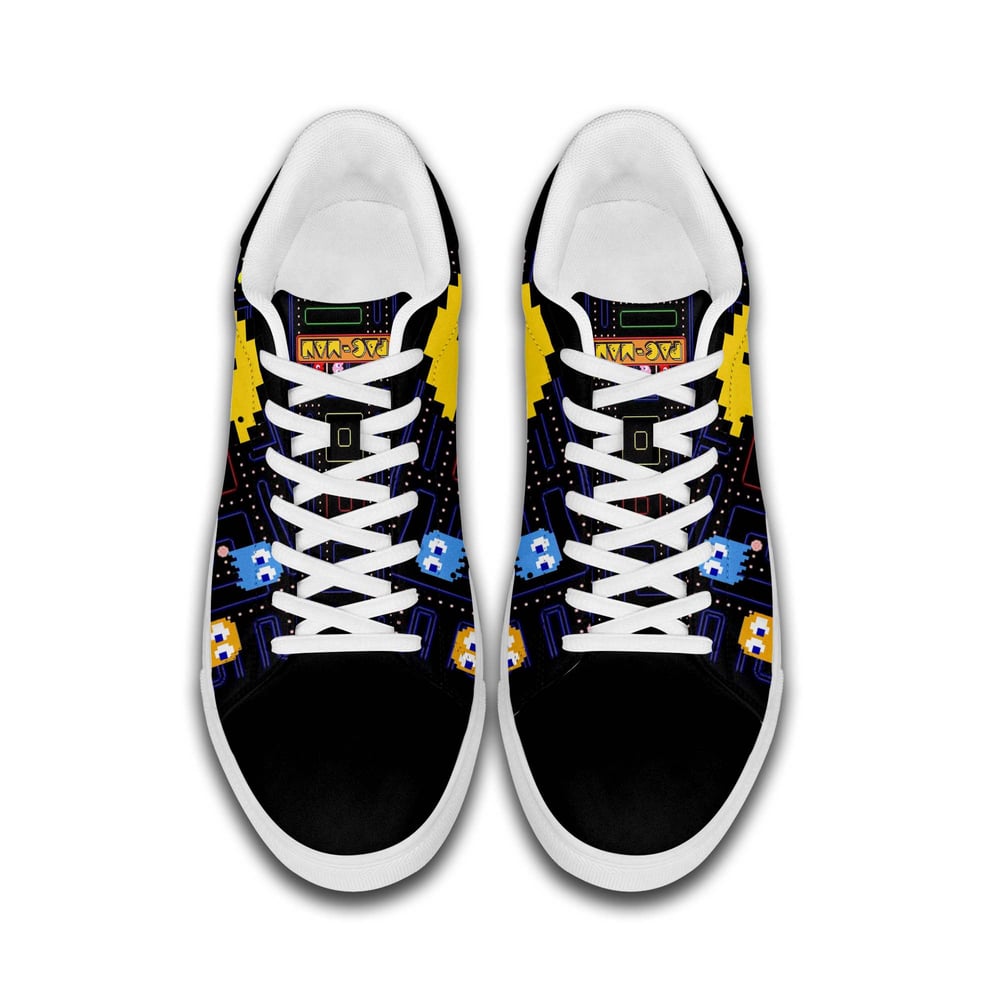 Pacman Stan Shoes Custom Pacman Game Shoes