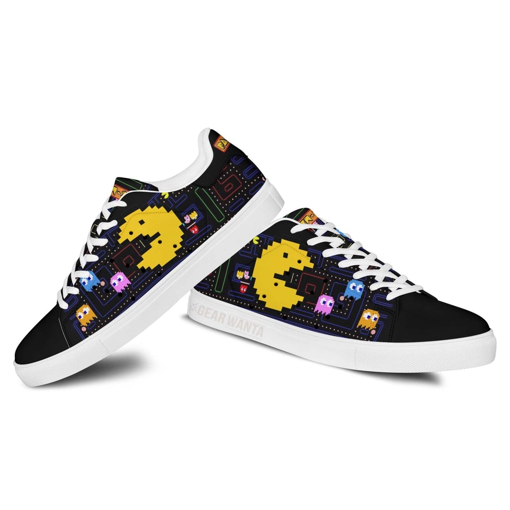 Pacman Stan Shoes Custom Pacman Game Shoes