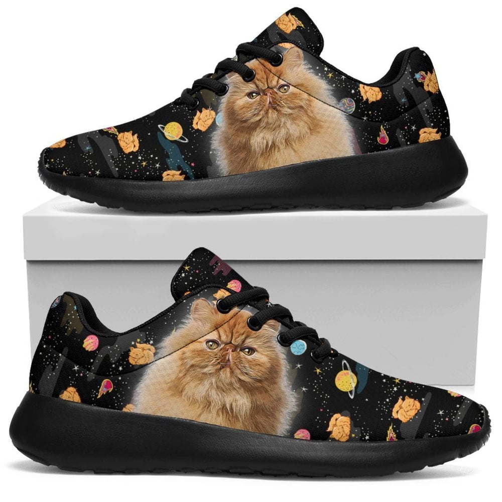 Persian Cat Sneakers Sporty Shoes For Cat Lover