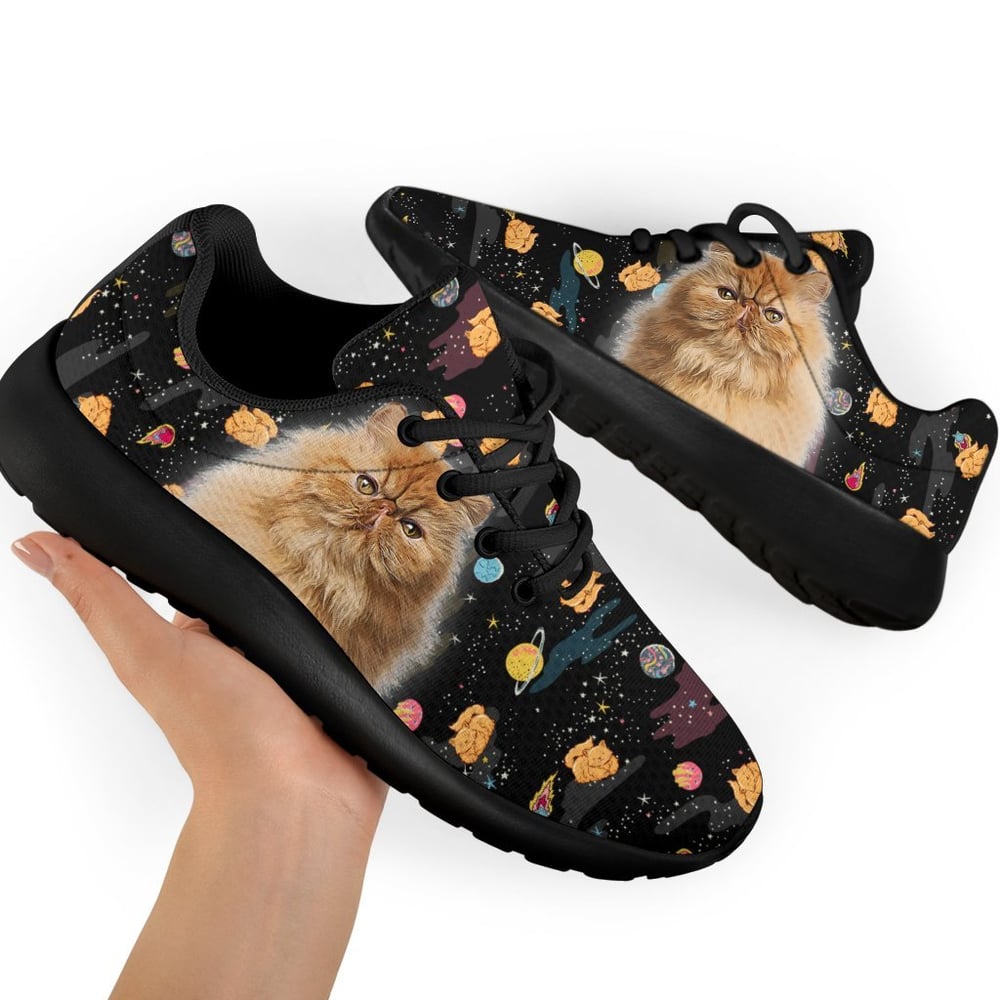 Persian Cat Sneakers Sporty Shoes For Cat Lover