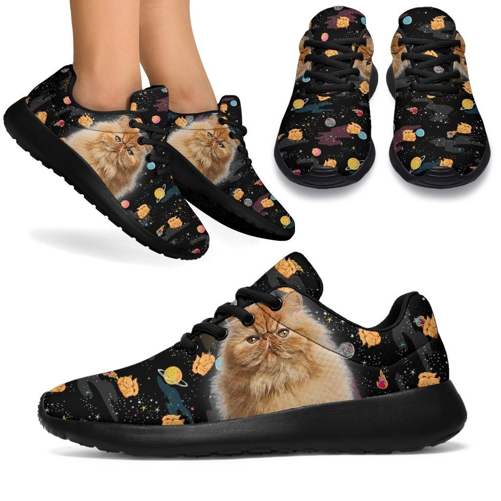 Persian Cat Sneakers Sporty Shoes For Cat Lover