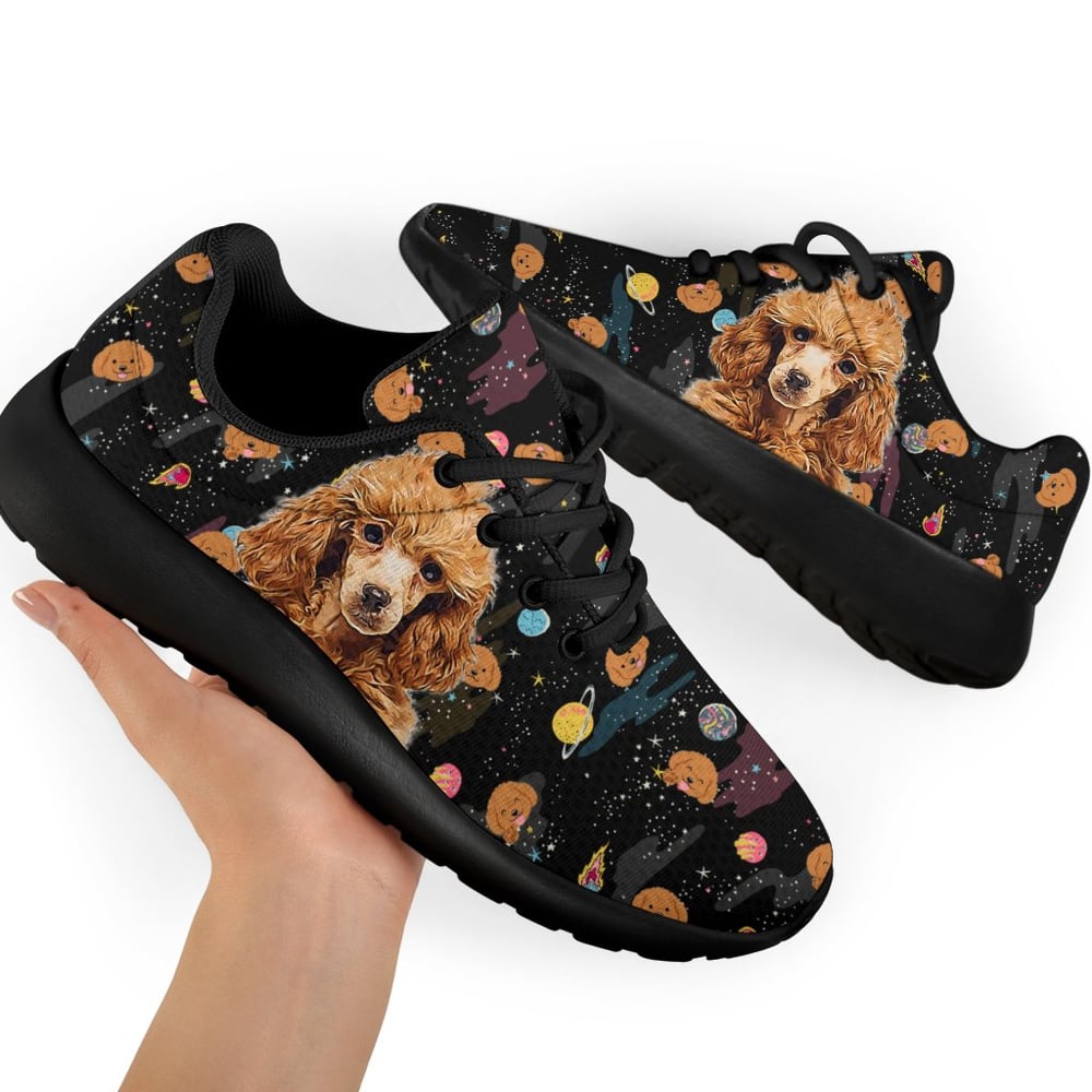 Poodle Sneakers Sporty Shoes Funny For Poodle Dog Lover