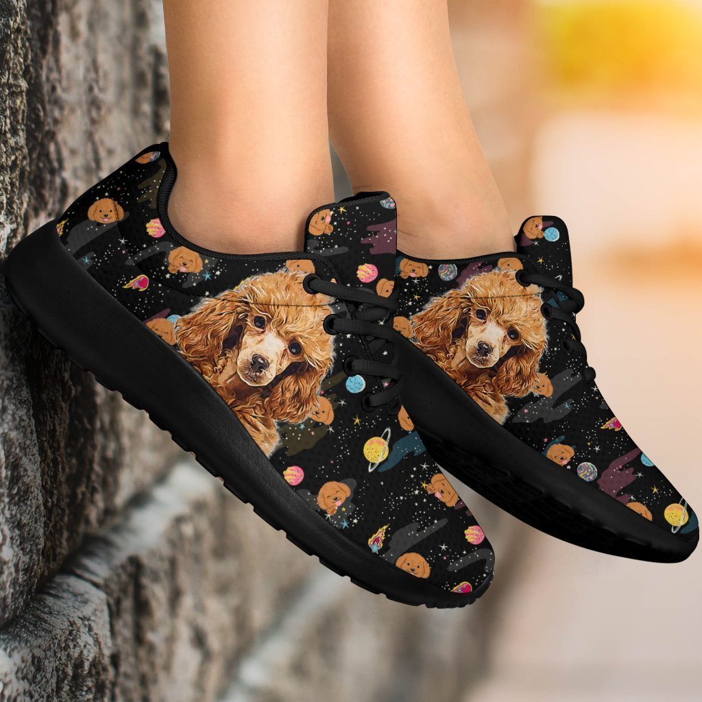 Poodle Sneakers Sporty Shoes Funny For Poodle Dog Lover