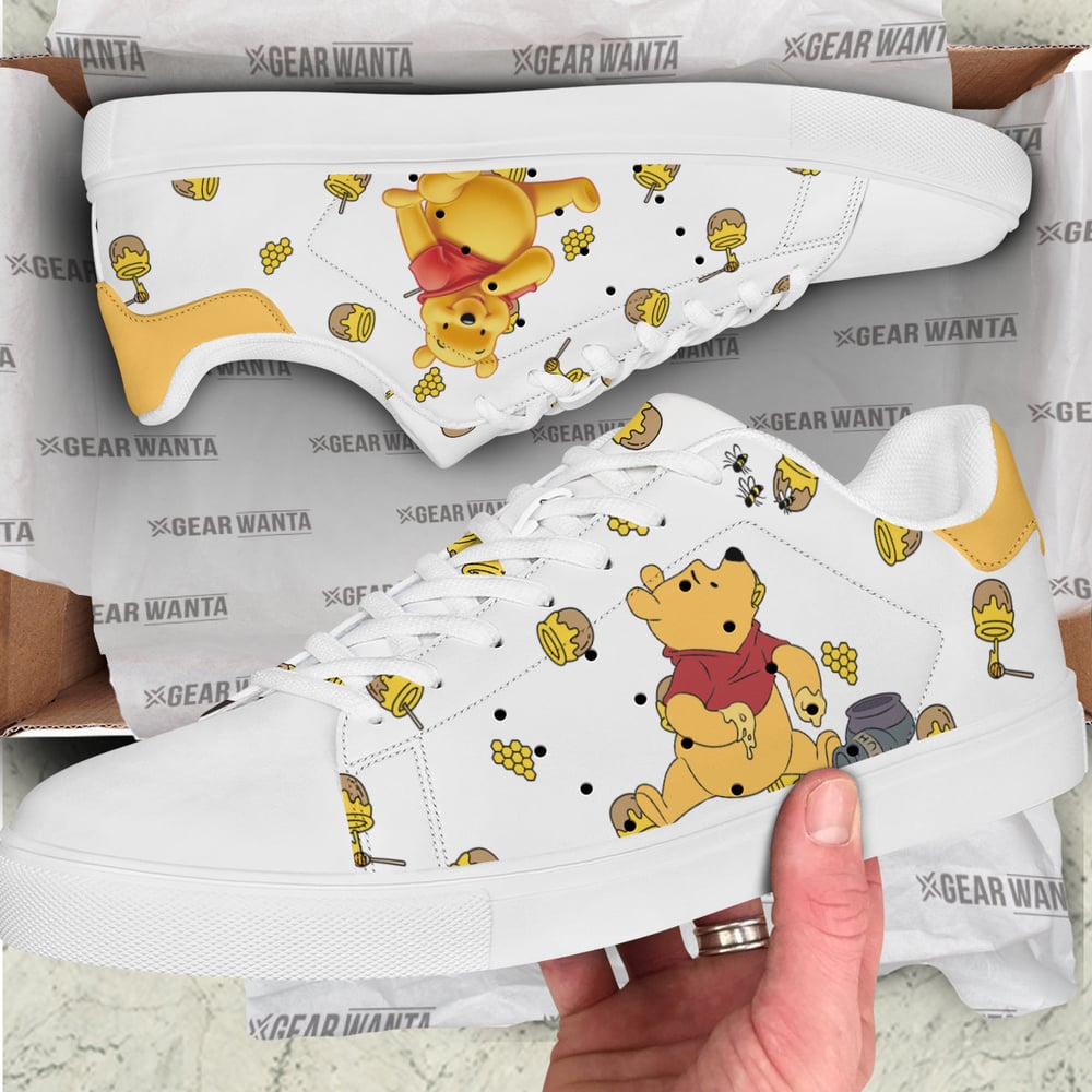 Pooh Stan Shoes Custom Winnie The Pooh Sneakers For Fans