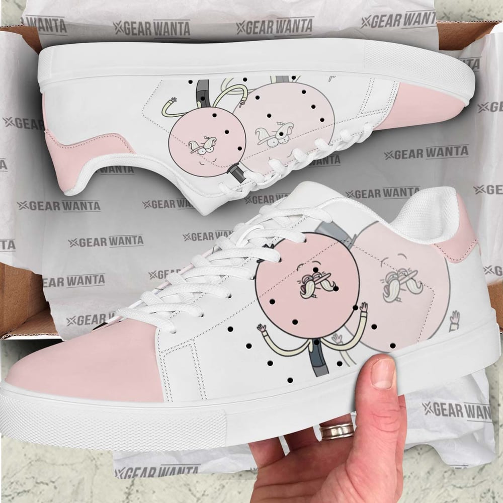 Pops Maellard Stan Shoes Custom Regular Show Cartoon Shoes