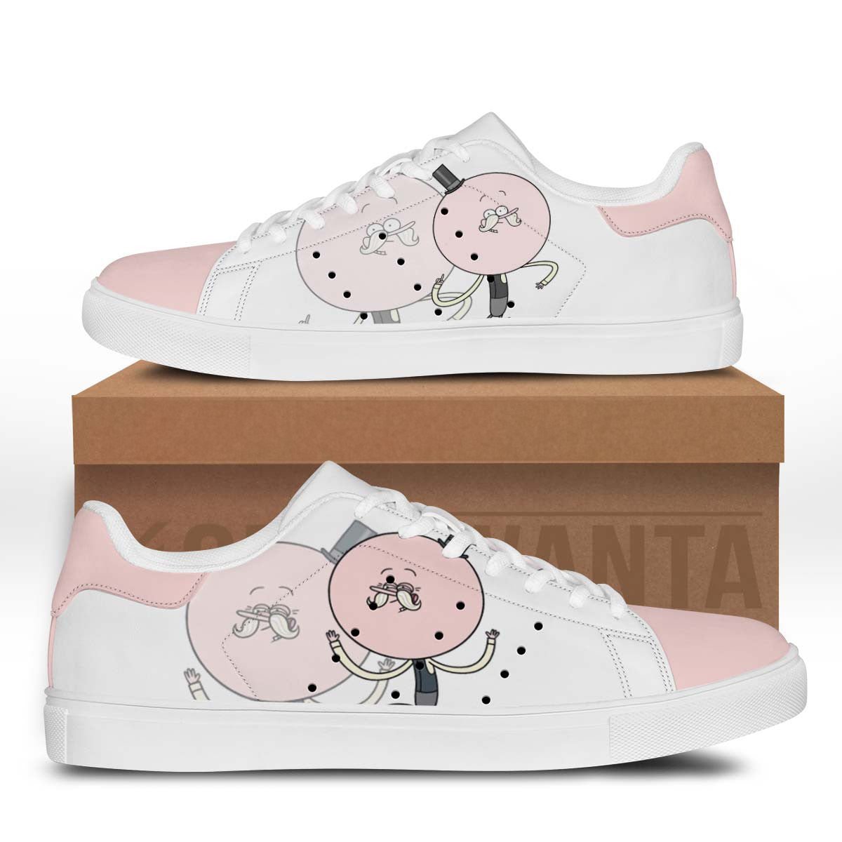 Pops Maellard Stan Shoes Custom Regular Show Cartoon Shoes