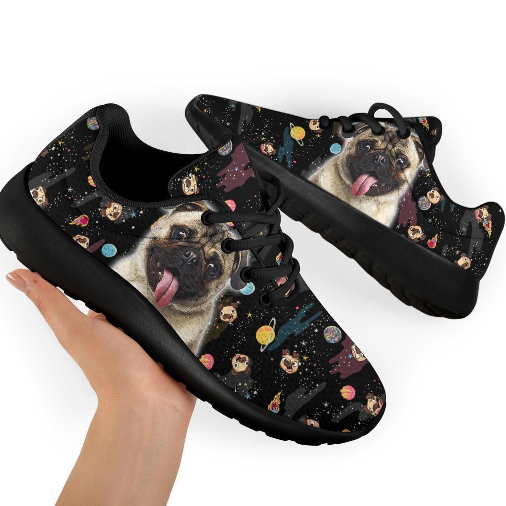 Pug Sneakers Sporty Shoes Funny For Pug Dog Lover