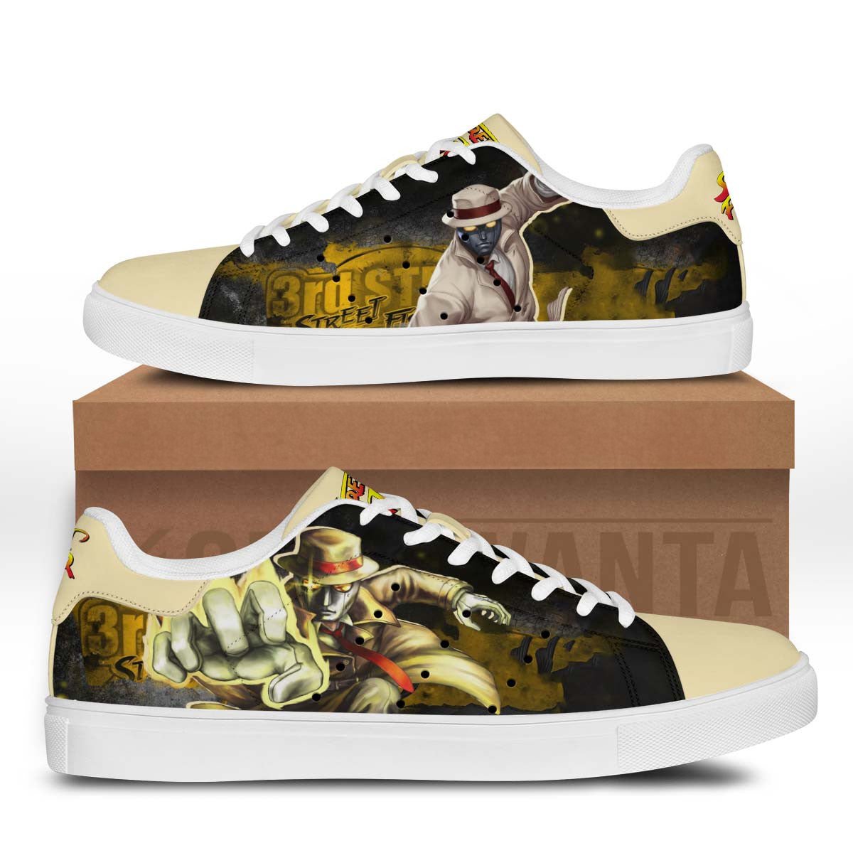 Q Stan Shoes Custom Street Fighter Game Shoes