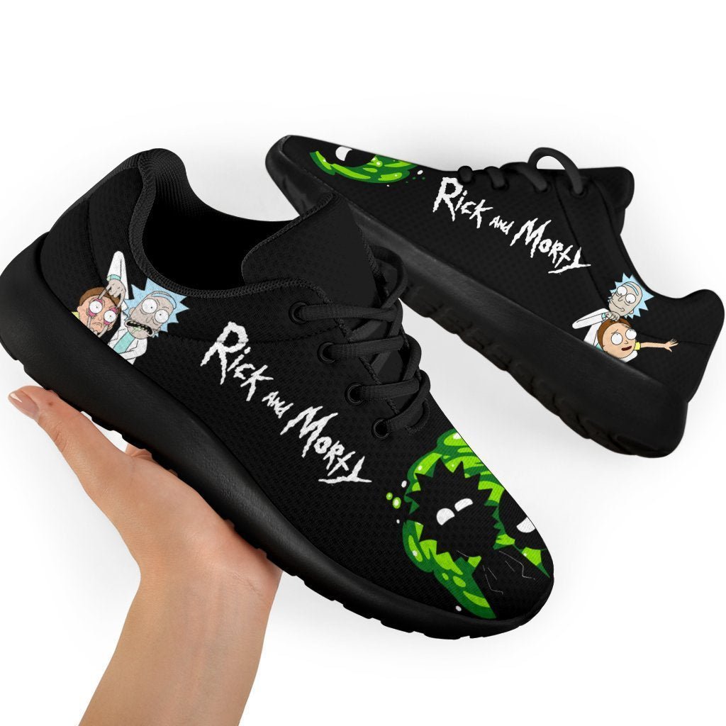 Rick and Morty Sneakers Custom Cartoon Shoes Funny For Fans