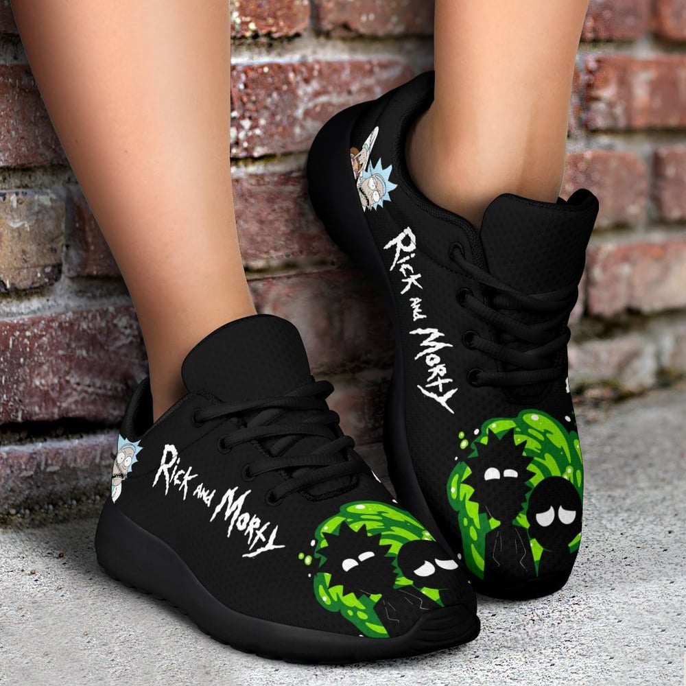 Rick and Morty Sneakers Custom Cartoon Shoes Funny For Fans