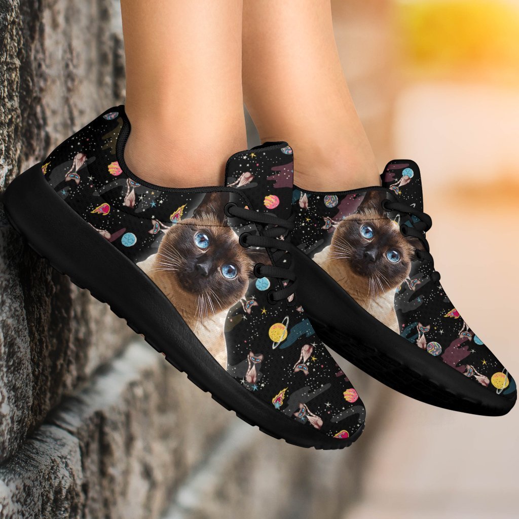 Siamese Cat Sneakers Sporty Shoes For Who Loves Cat