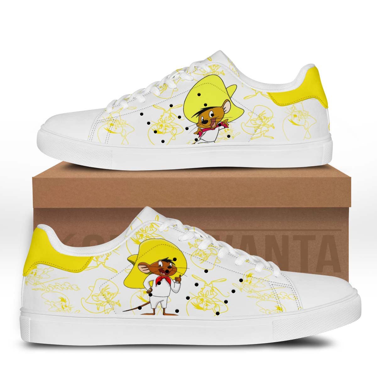 Sleepy Gonzales Stan Shoes Custom Looney Tunes Shoes