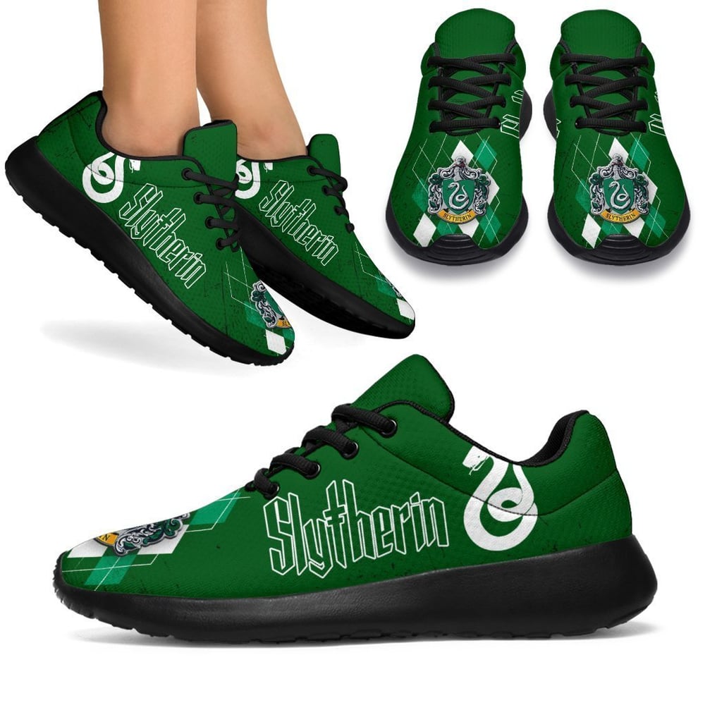 Slytherin Sneakers Harry Potter Shoes Custom Idea