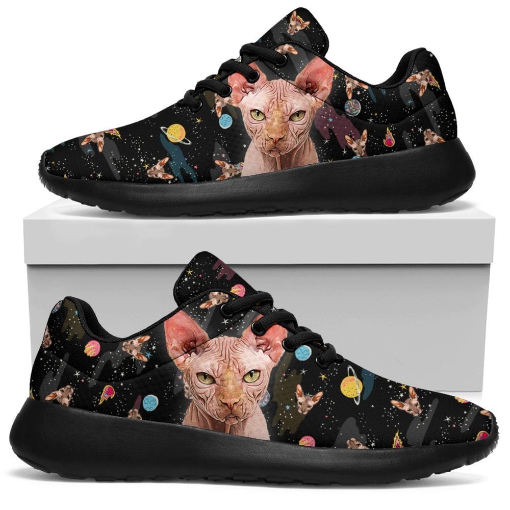 Sphynx Cat Sneakers Sporty Shoes For Cat Lover