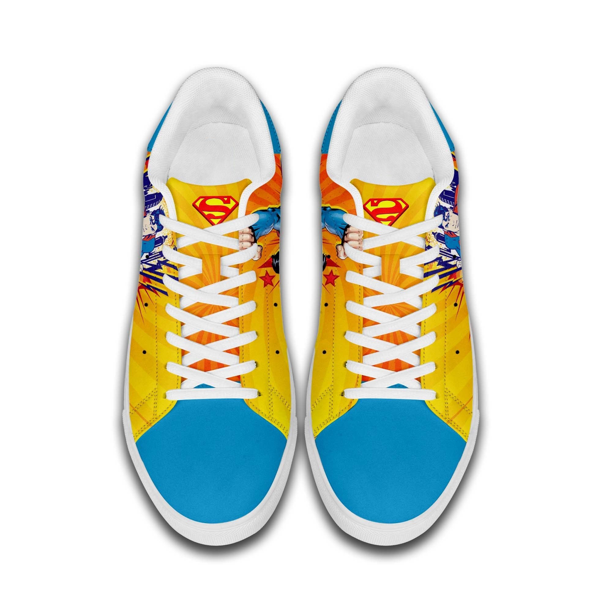 Super Man Stan Shoes Custom Super Heroes Cartoon Shoes