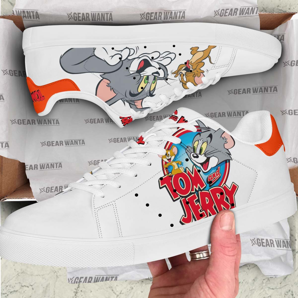 Tom & Jerry Stan Shoes Custom Fan Gifts Idea