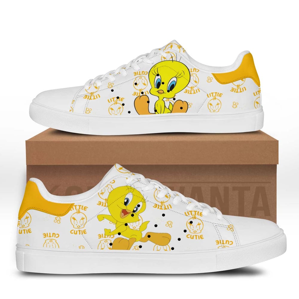 Tweety Stan Shoes Custom Looney Tunes Cartoon Shoes