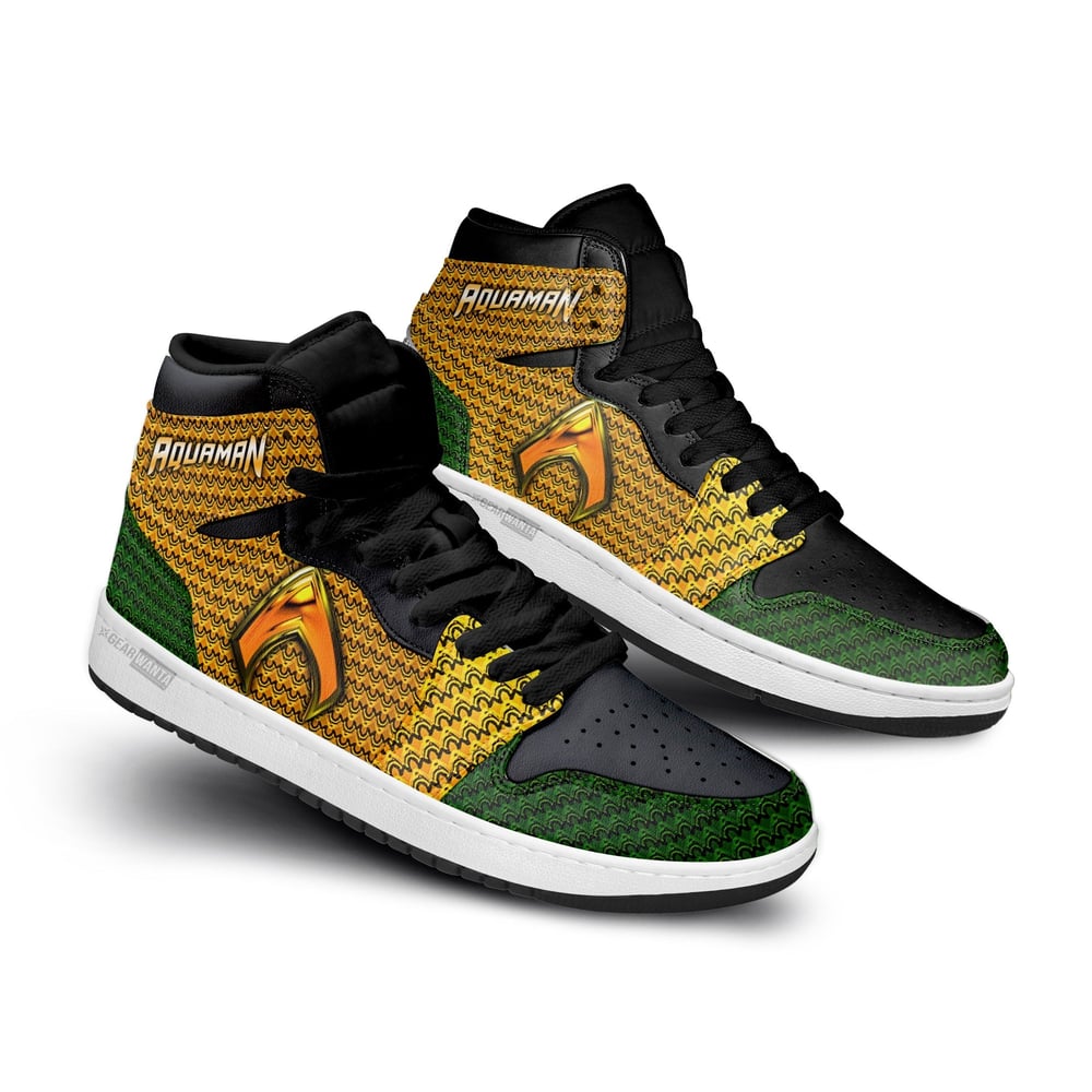 Aquaman Shoes Custom Super Heroes Sneakers