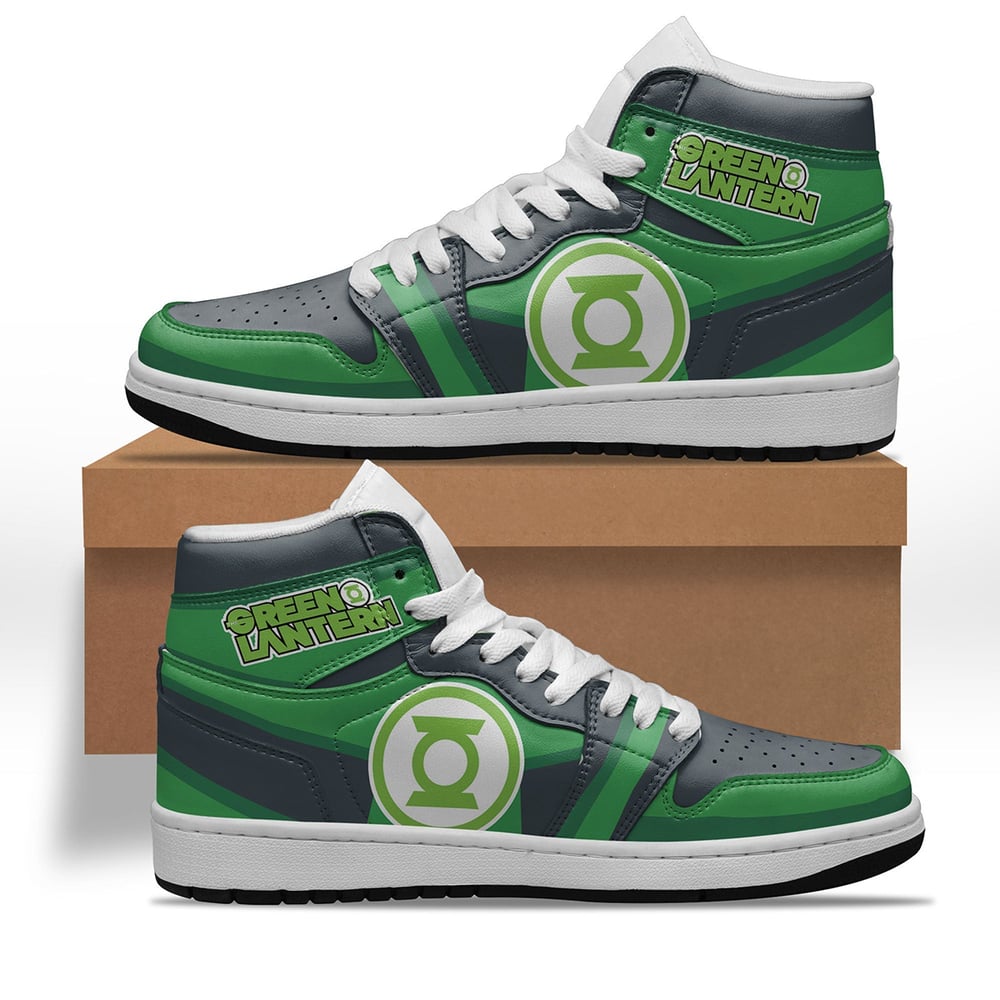 Green Lantern Shoes Custom Super Heroes Sneakers