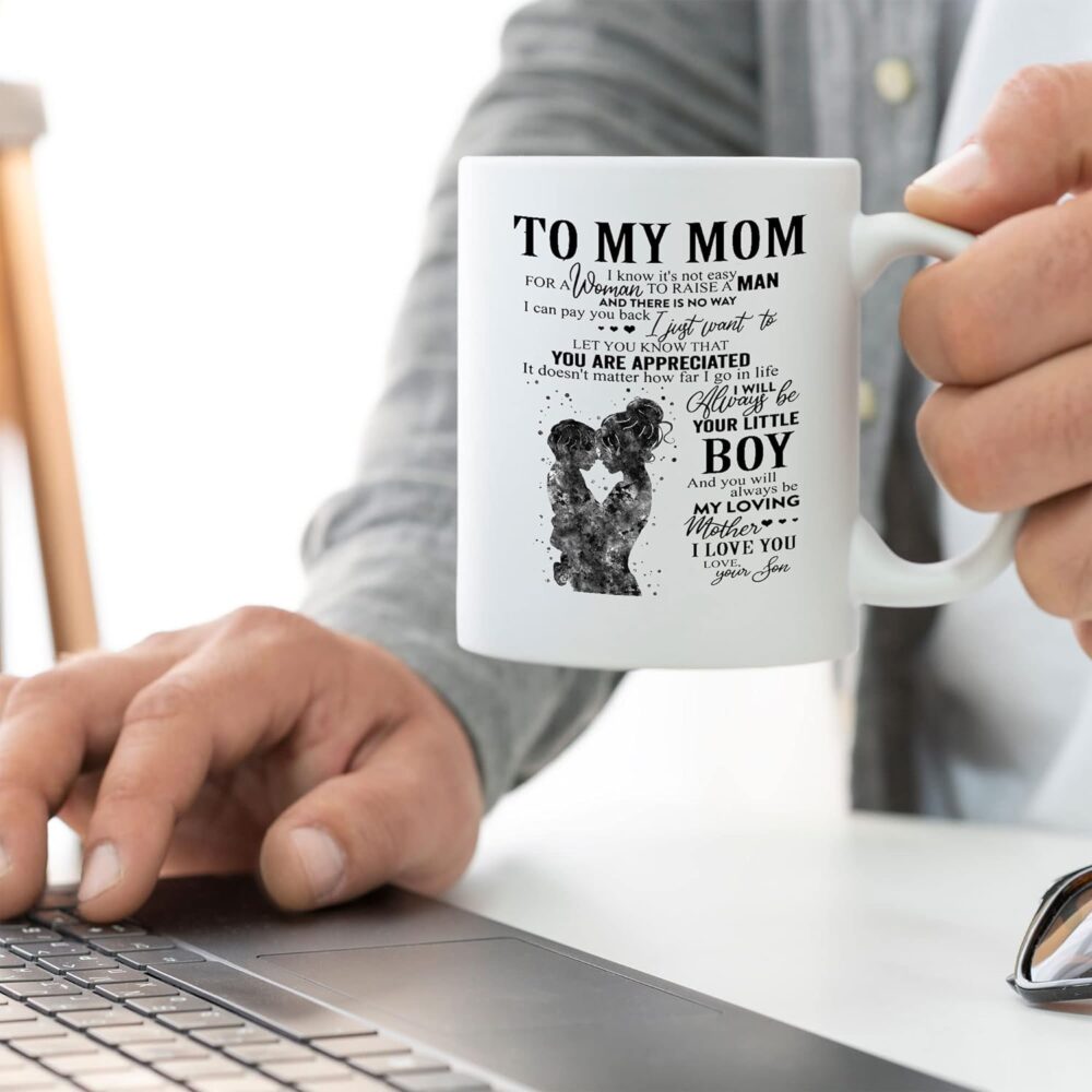 Best Mom Ever Coffee Mug, Mother Gifts To My Wonderful Mom, Son to Mom