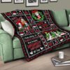 101 dalmatian christmas quilt blanket funny gift dn fan vhbb9