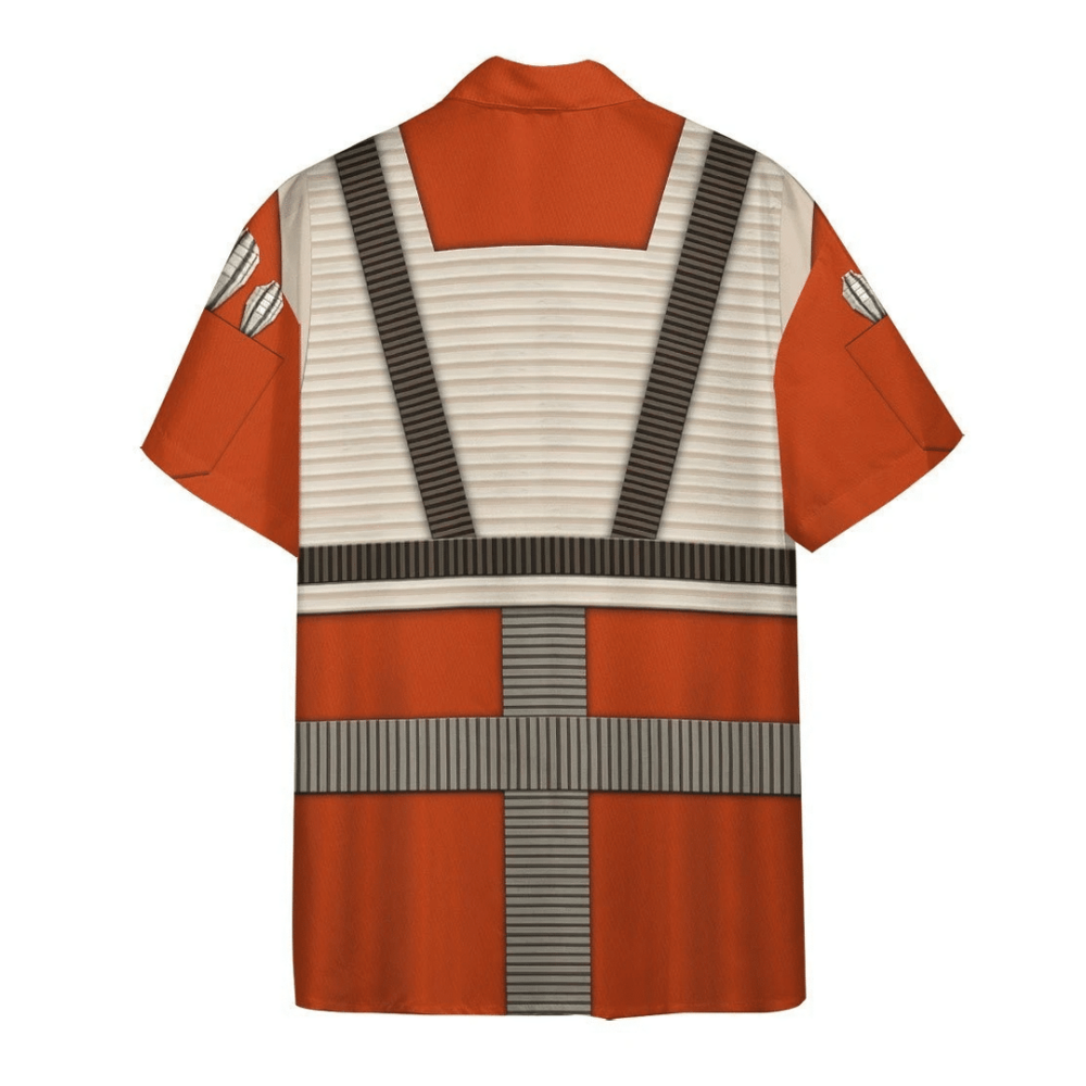 Star Wars Rebel Pilot Summer Custom Button Up Hawaiian Shirt
