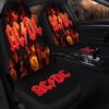 acdc rock music band flame celebrity car seat covers d9cbj