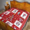 all i want for christmas is penguin quilt blanket xmas gift idea a8kf3