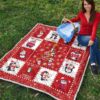 all i want for christmas is penguin quilt blanket xmas gift idea kqlfn