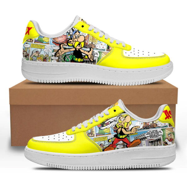 Asterix Sneakers Custom Superhero Comic Shoes