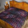 aztec boho feather quilt blanket gift for native lover qboxn