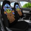baby yoda and stitch cute dn cartoon car seat covers ari0c