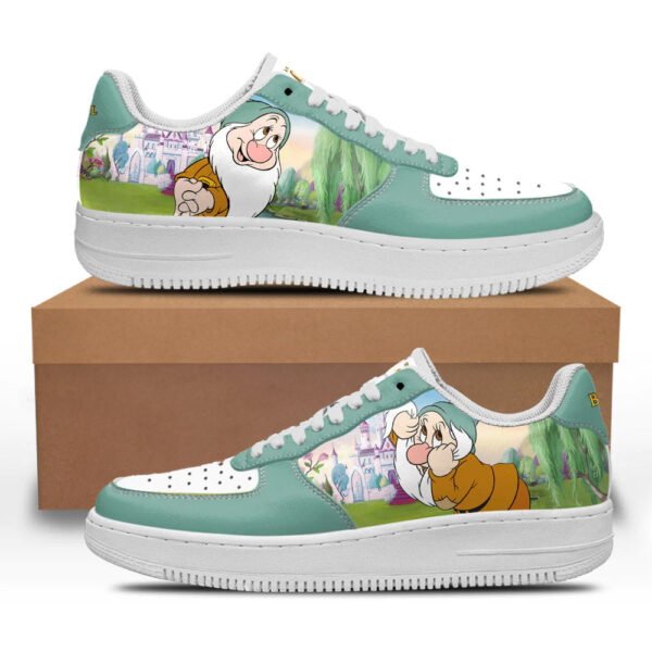 Bashful Snow White and 7 Dwarfs Custom Sneakers