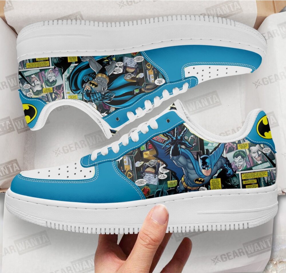 Batman Sneakers Custom Superhero Comic Shoes