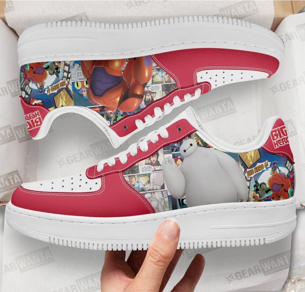 Baymax Sneakers Custom Superhero Comic Shoes