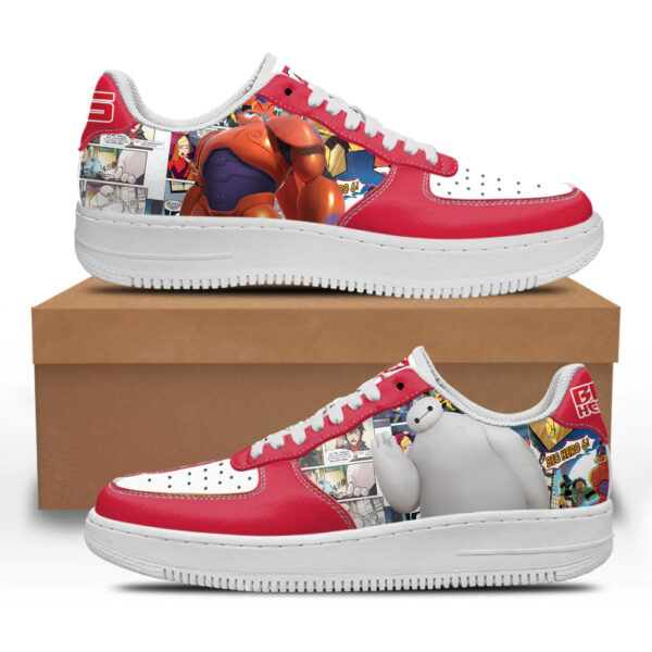 Baymax Sneakers Custom Superhero Comic Shoes