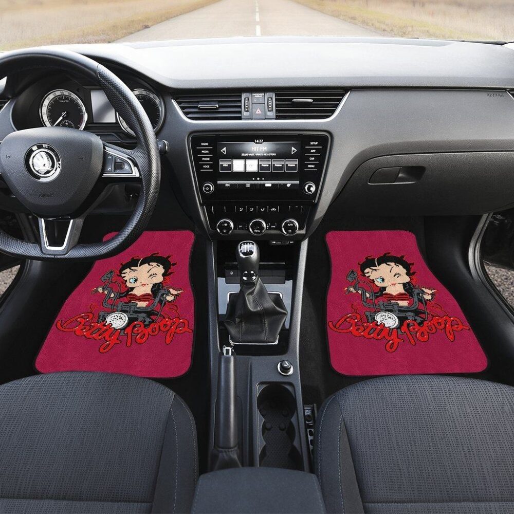 Betty Boop Car Floor Mats | Cartoon Car Floor Mats Betty Boop Fan Gift