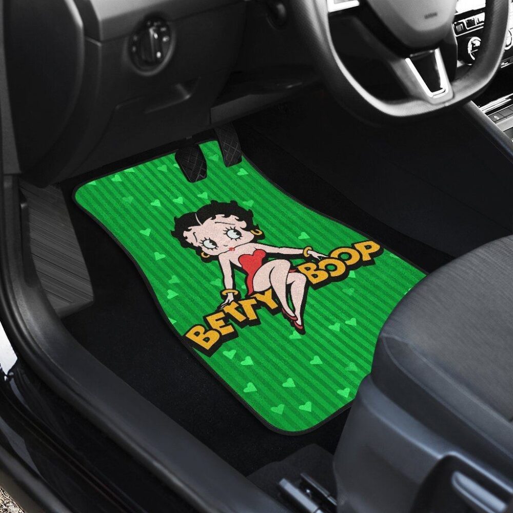 Betty Boop Car Floor Mats | Pretty Betty Boop Cartoon Fan Gift Car Floor Mats