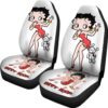 betty boop car seat covers betty boop with dog white cartoon car seat covers nv5ii