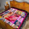 billie eilish quilt blanket funny gift idea for fan mndsb