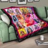 billie eilish quilt blanket funny gift idea for fan p36d8