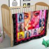 billie eilish quilt blanket funny gift idea for fan yimzo