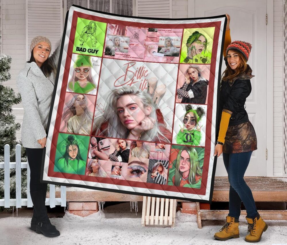 Billie Eilish Quilt Blanket Where Do We Go Funny Fan Gift