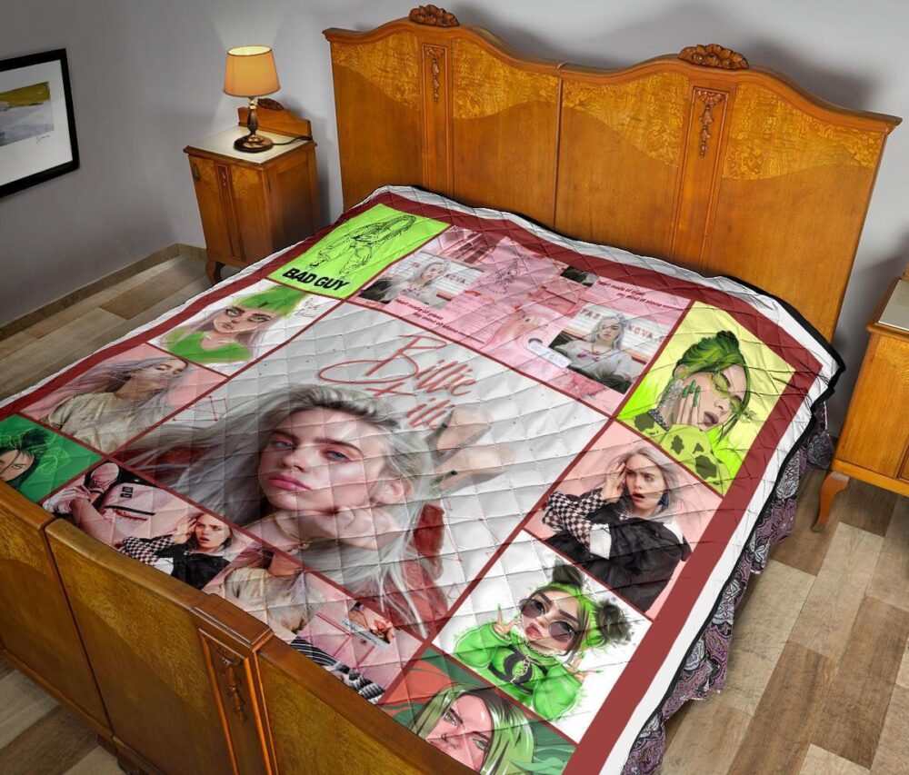 Billie Eilish Quilt Blanket Where Do We Go Funny Fan Gift