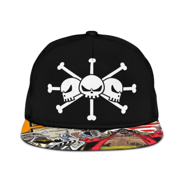 Blackbeard Pirates Snapback Hat One Piece Anime Fan Gift