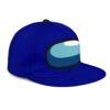 blue crewmate snapback hat among us gift idea kyzpp