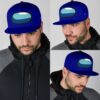 blue crewmate snapback hat among us gift idea uwtx9