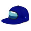blue crewmate snapback hat among us gift idea v7hhb
