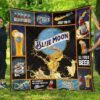 blue moon quilt blanket funny for beer lover c0xax