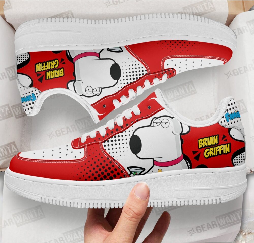 Brian Griffin Family Guy Sneakers Custom Cartoon Shoes